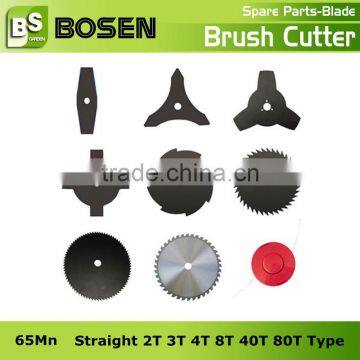 2 Storke/4 Stroke Straight 2T 3T 4T 8T 40T 80T Gas Brush Trimmer Blade 65Mn Steel Metal Type