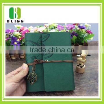 Good quality PU cover diary custom notebook