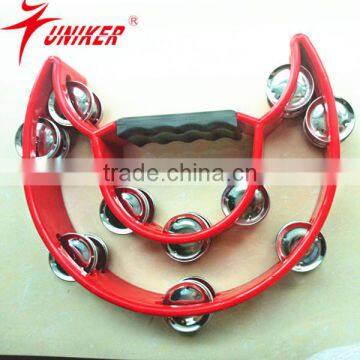 wholesale double layer tambourine with 40 jingles