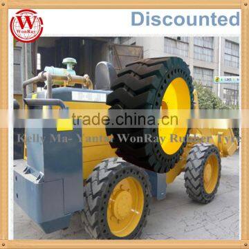 High Quality Front Wheel Loader Steering Parts 26.5-25 29.5-25 Solid Rubber Otr Wheels