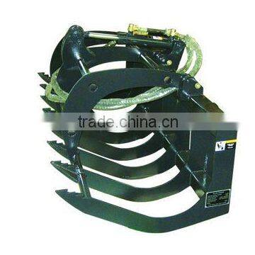 skid loader attachments grapple fork