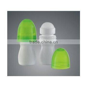 plastic big roll on bottle 40ml deodorant perfume bottle