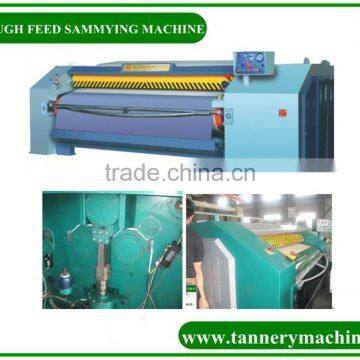 Cow Cattle Buffalo 3 Roller Continues Through Feed Leather Sammying Machine photo-4