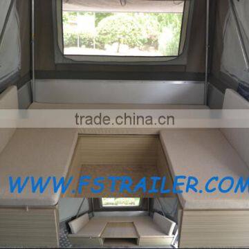 Off-road Style Foward Folding Hard Floor Travel Camper Trailer With Independent Suspension and Kitchen System photo-3