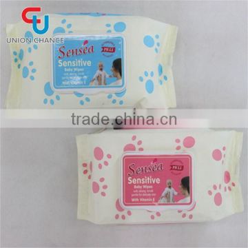 80pcs Nonwoven Wet Wipes Skin Care Baby Wipes Refreshing Baby Wet Wipes