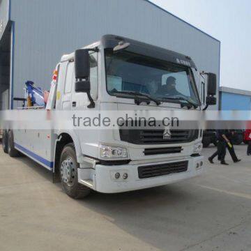 6*4 Sinotruk HOWO rear double axles Wrecker Truck 25 ton