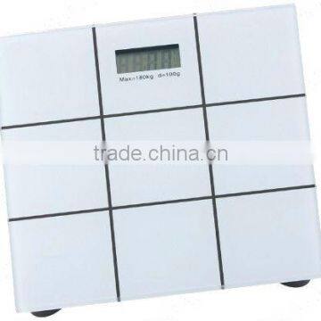 180kg Electronic glass bathroom personal scale