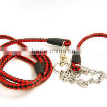 Dog Leash and Collar w/ chain