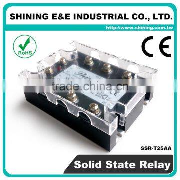SSR-T25AA Three Phase Type AC to AC Industrial 25A AC Relay SSR photo-5