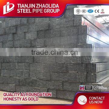 JIS G3446 Square Galvanized Square Pipe Price List From Tianjin Manufacture photo-6