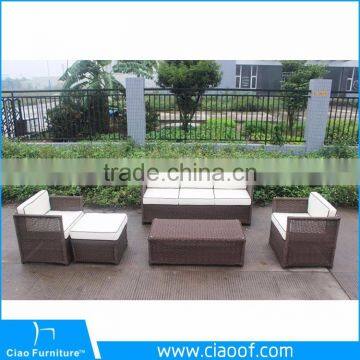 A - prestige outdoor furniture wicker sofa set nice weaving CF874