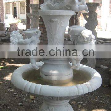 Angel Carved Stone Fountain for Outdoor photo-5