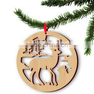 Factory Supplier Selling OEM Home Decorating Hanging Wooden Christmas Sign Art&crafts for Kids Gift photo-2