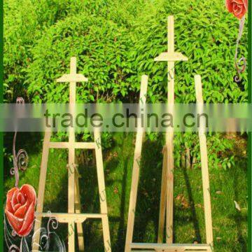 factory wholesale pine wood cheap wooden easel stand for painting