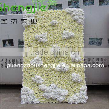 SJLJ013087 Factory Wholesale Artificial Silk Flower for Wall Decoration photo-3