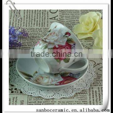 High Quality Porcelain Tea Cup And Saucer Wholesale