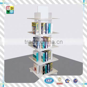 2015 High quality clear acrylic book display rack/custom modern design acrylic big newspaper display shelf from China low price