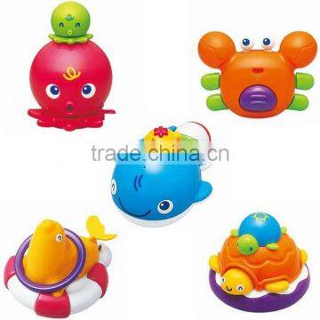 funny fish bath toys ABS, Best-Selling baby bath toys, wholesale cheap bathroom set baby toy