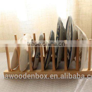 Wooden Small Space Kitchen Folding Dish Rack photo-2
