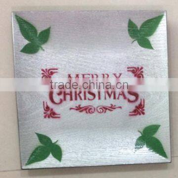 Merry Christmas 12 Inch Plastic Plate