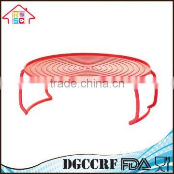 NBRSC Kitchen Plastic Multi Function Microwave Tray Food Dish Plate Stand Rack Wholesale photo-3