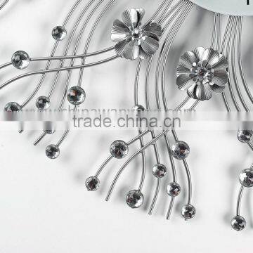 Custom Good Quality Beautiful Silver Cheap Wall Clocks