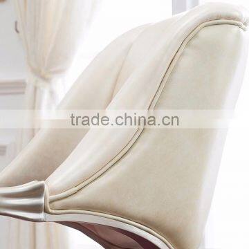 New Arrival Luxury Elegant European Style Queen's Armchair Made of White and Purple Leather BF12-04054a photo-2