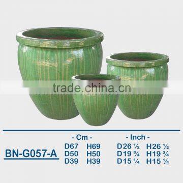 GLAZED CERAMIC OUTDOOR POT BN-G057 photo-2