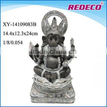 Antique Resin Hindu Lord Ganesha Idol