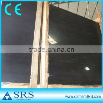 China slab black wood marble