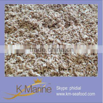 Frozen bonito fish food flakes