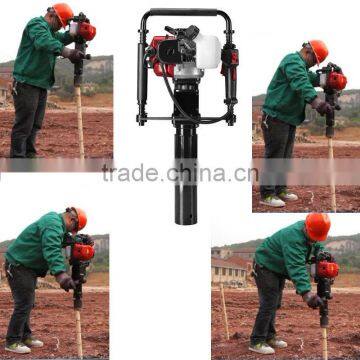 70mm 32.7cc Small Petrol Pilling Machine Driver Portable Gas Powered Fence Post Pounder photo-3