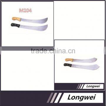 High quality surgarcane machete M204 with wooden handle