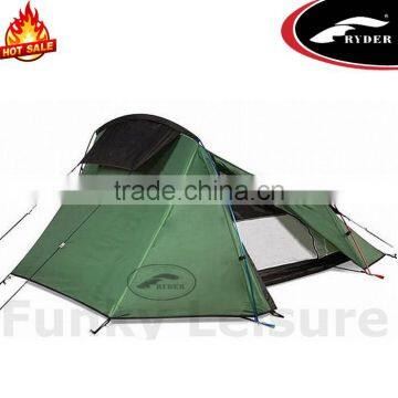 Camping Double Decker 2 Man Foldable Waterproof Custom Tourist Light Backpacking Tent