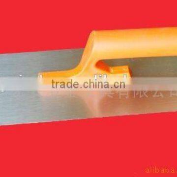 Plastic handle plastering trowel