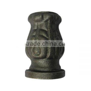 Ornament Cast Iron Fence&gates Collars and Bushes,round Base photo-4