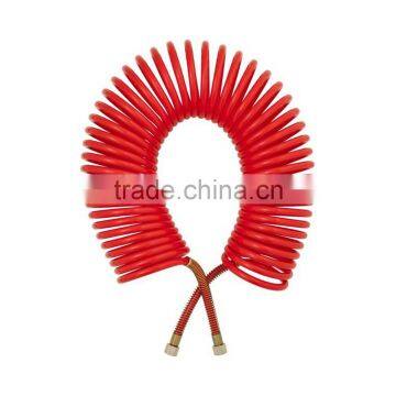 High Quality Nylon Coil Hose 8mm*6mm Easy To Process red 7.5m Used For Automobile Air Hose for air recoil hose