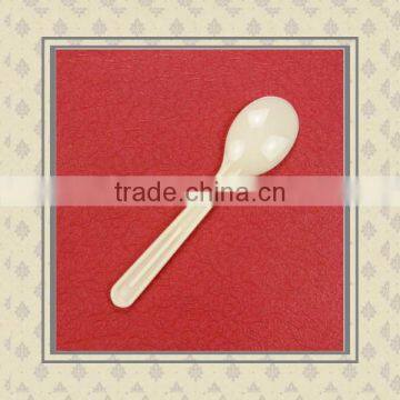 Customized Your Own Food Grade PP Plastic Disposable Ice Cream Clear White Plastic Spoons Manufacturer photo-3