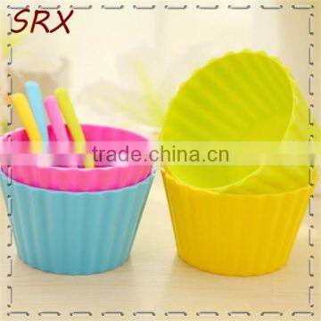 330ml manufacture colorful round plastic dessert & candy bowls with spoon