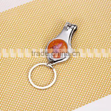 Foldable Cheap Good Quality Opener Key Ring Stainless Steel Metal Nail Clipper photo-2