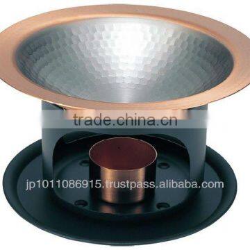 Copper Nabe Set with Stand for One Person Cooper Cooking Pots