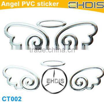 new car beauty product custom metal car decal sticker