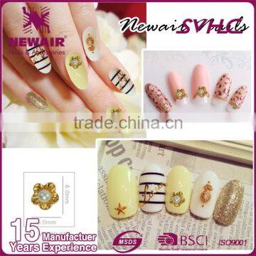 alloy nail art decoration for beauty nail tips