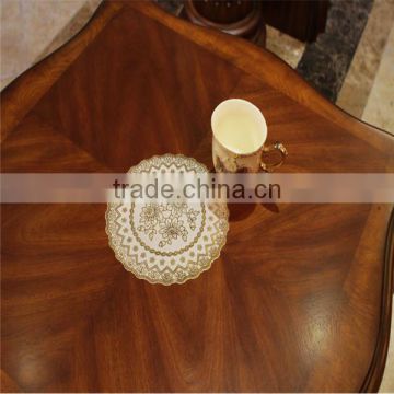 cheap pvc lace coaster