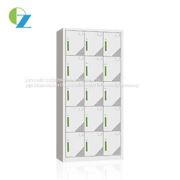 Three lines 15 door metal wardrobe/ Steel locker