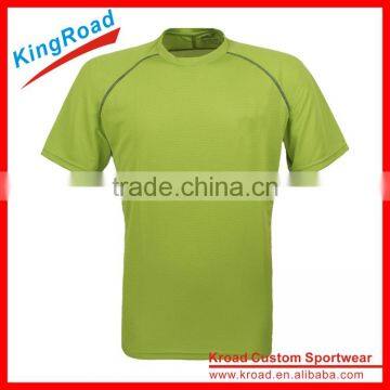 OEM wholesale fashion adult t-shirts for run and leisure, fitness running t shirt, overseas top