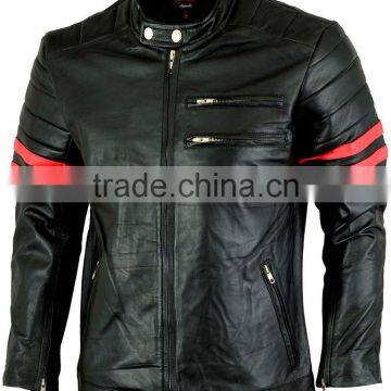 Fashion Leather Jacket Fight Club Sheep Skin