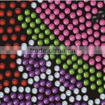 Cute Rhinestone Dog Motif Hot Fix Rhinestone Transfer for Clothing photo-2