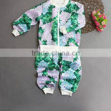 Zm50394b Kids Printed Suit Design Long Pants Children Fashion Clothes photo-4
