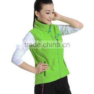 Customized Design Women Cheap Polar Fleece Vest photo-3